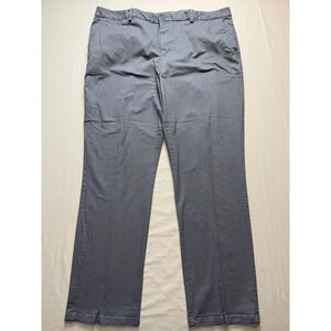 Old Navy Ultimate Athletic Chino Pants Mens 42x32 Gray Stretch Cotton Casual